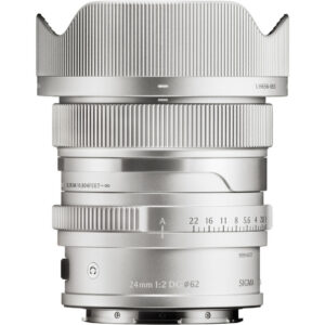 Sigma 24mm f/2 DG Contemporary Lens (L-Mount, Silver)