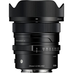 Sigma 24mm f/2 DG Contemporary Lens (Sony E, Black)