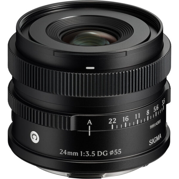 Sigma 24mm f/3.5 DG Contemporary Lens (L-Mount, Black)
