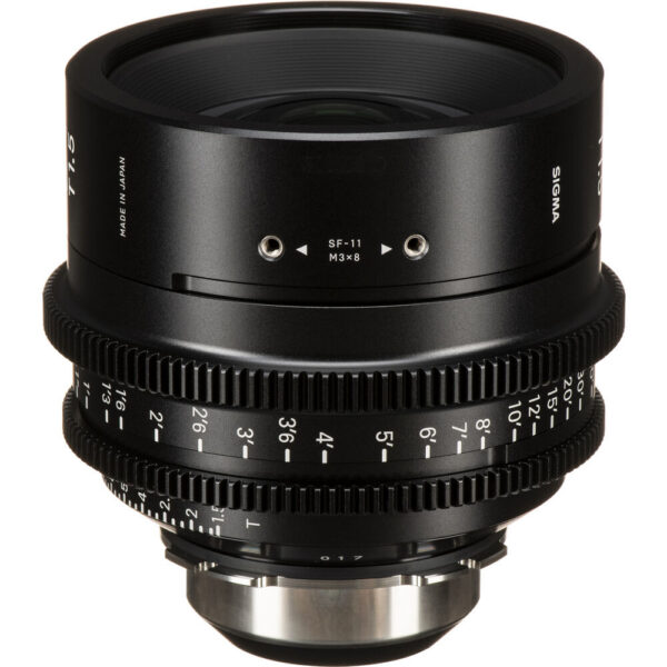 Sigma 24mm T1.5 FF High-Speed Cine Primes with /i Technology (PL Mount, Feet) view 4