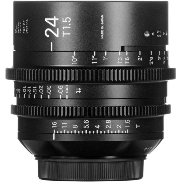 Sigma 24mm T1.5 FF High-Speed Prime (EF, Feet) view 4