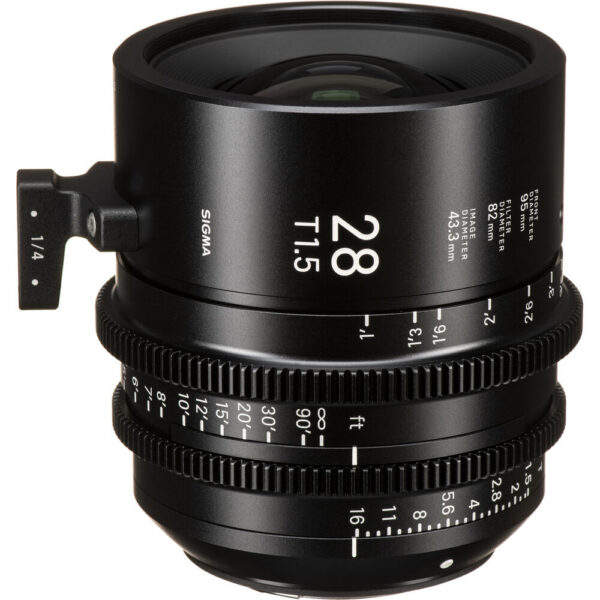 Sigma 28mm T1.5 FF High-Speed Prime (EF Mount) view 3