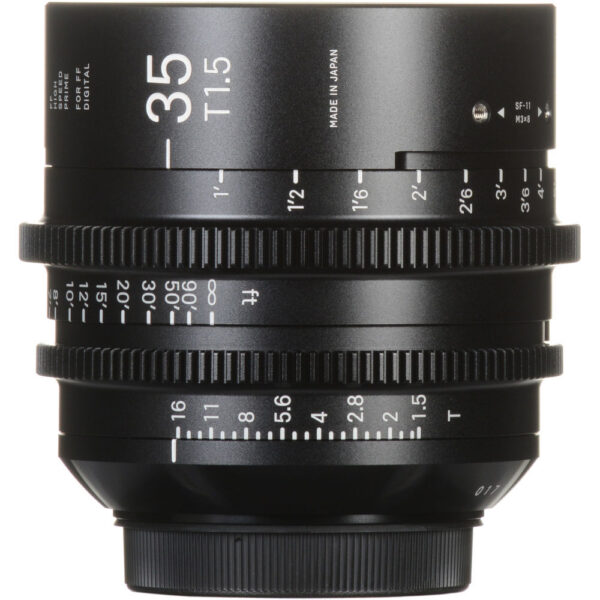 Sigma 35mm T1.5 FF High-Speed Prime (E-Mount, Feet) view 4