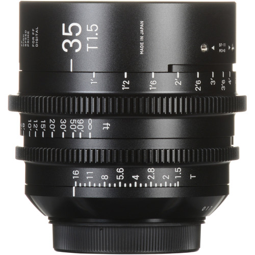 Sigma 35mm T1.5 FF High-Speed Prime (EF Mount, Feet) view 4