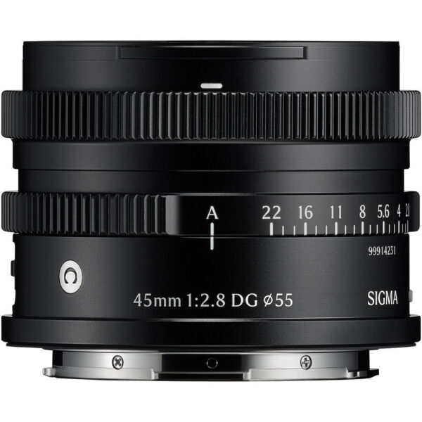 Sigma 45mm f/2.8 DG Contemporary Lens (L-Mount, Black) view 3