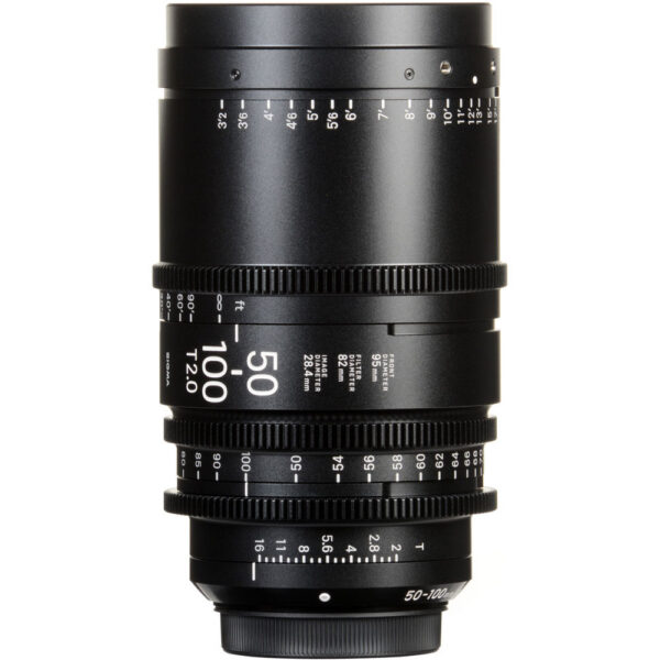 Sigma 50-100mm T2 High-Speed Zoom Lens (Canon EF, Feet)