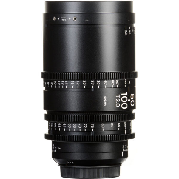 Sigma 50-100mm T2 High-Speed Zoom Lens (Canon EF, Feet) view 3