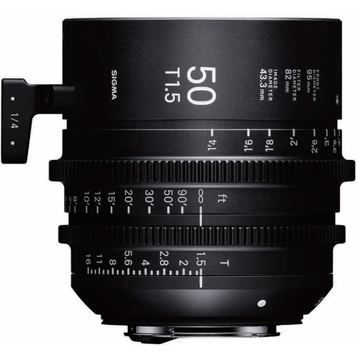 Sigma 50mm T1.5 FF High-Speed Prime (EF Mount, Feet)