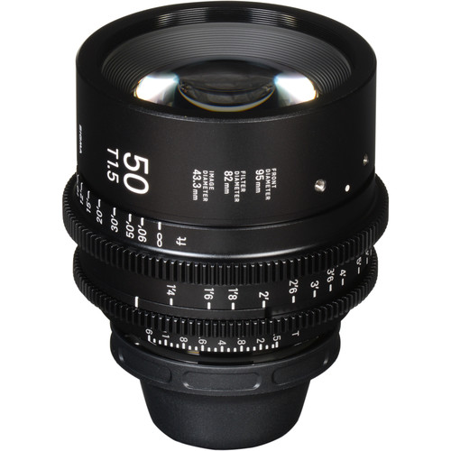 Sigma 50mm T1.5 FF High-Speed Prime (EF Mount, Feet) view 6