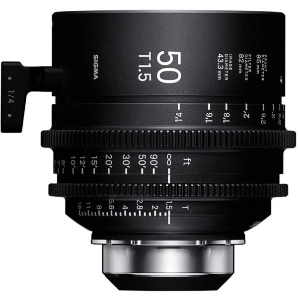 Sigma 50mm T1.5 Fully Luminous FF High-Speed Cine Prime with /i Technology (PL Mount, Feet)