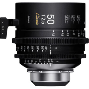 Sigma 50mm T2.5 FF Classic Cine Prime with /i Technology (PL Mount, Meters)