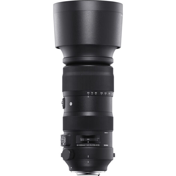 Sigma 60-600mm f/4.5-6.3 DG OS HSM Sports Lens (Sigma SA) view 4