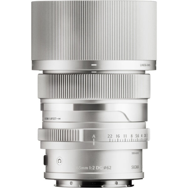 Sigma 65mm f/2 DG Contemporary Lens (L-Mount, Silver)