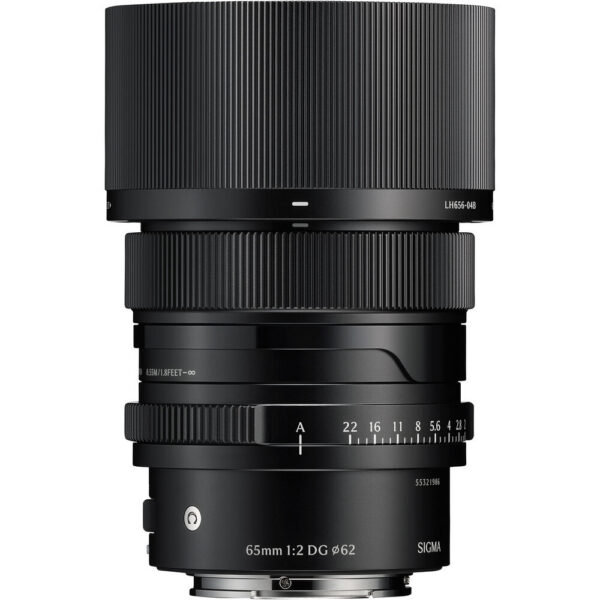 Sigma 65mm f/2 DG Contemporary Lens (Sony E, Black)