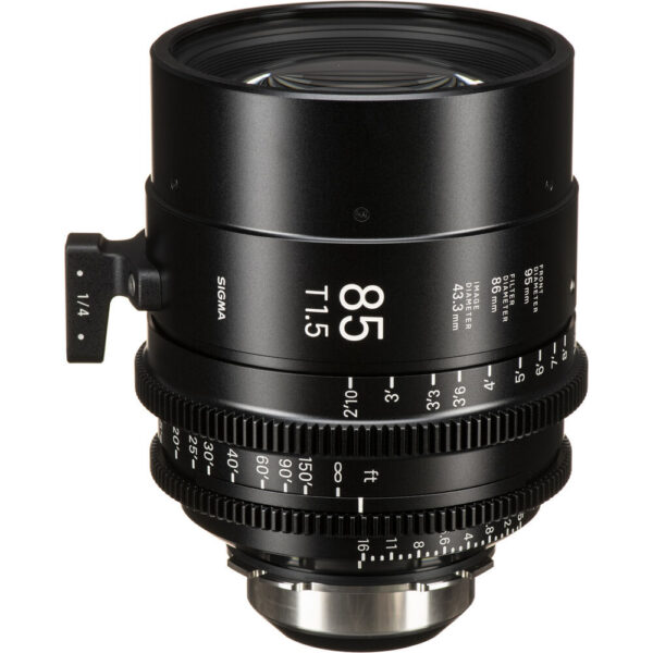 Sigma 85mm T1.5 FF High-Speed Cine Prime with /i Technology (PL Mount, Feet) view 3