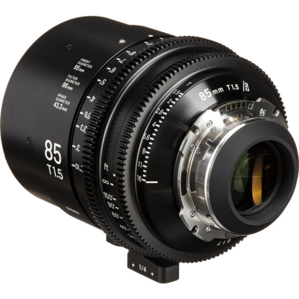 Sigma 85mm T1.5 FF High-Speed Cine Prime with /i Technology (PL Mount, Feet) view 6