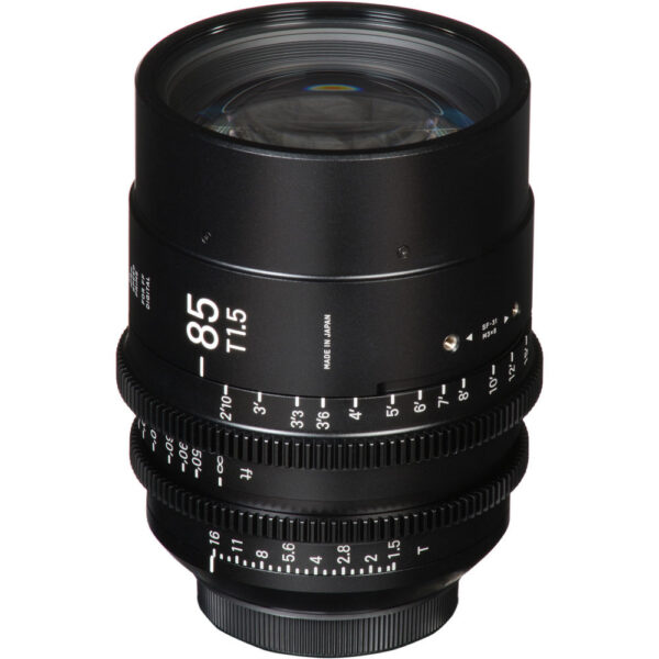 Sigma 85mm T1.5 FF High-Speed Prime (EF Mount, Feet) view 4
