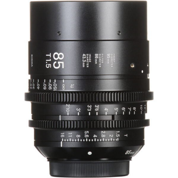 Sigma 85mm T1.5 FF High-Speed Prime (Sony E-Mount, Feet)