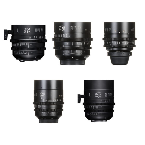 Sigma FF High-Speed 24, 35, 50, 85 & 135mm Prime Lens Bundle (EF Mount) view 6