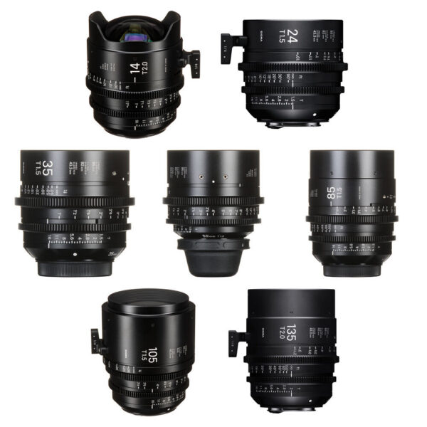 Sigma FF High-Speed 24, 35, 50, 85 & 135mm Prime Lens Bundle (EF Mount) view 8