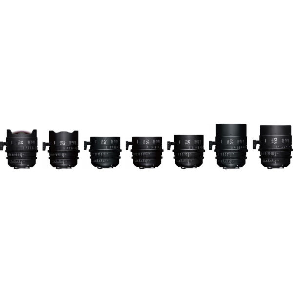 Sigma FF High Speed 7 Prime Lens Kit with Case (Canon EF Mount, Feet) view 8