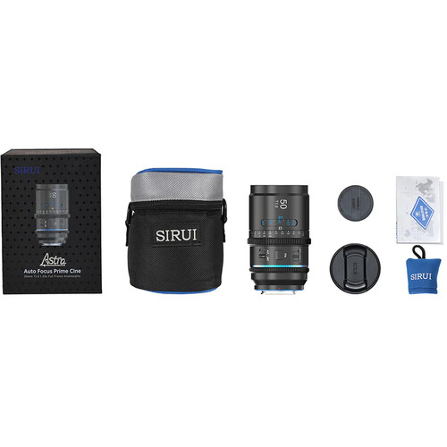 Sirui Astra Series T1.8 1.33x 50mm Full-Frame Anamorphic Lens (Nikon Z, Blue Flares) view 7