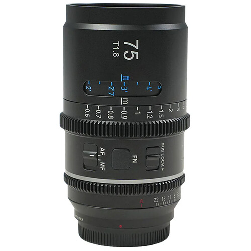 Sirui Astra Series T1.8 1.33x 75mm Full-Frame Anamorphic Lens (Sony E, Blue Flares)