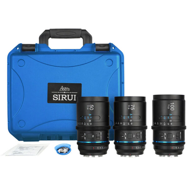 Sirui Astra T1.8 1.33x AF Anamorphic 3-Cine Lens Kit (L-Mount, Neutral Flares) view 6