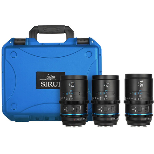 Sirui Astra T1.8 1.33x AF Anamorphic 3-Cine Lens Kit (Sony E, Neutral Flares) view 4