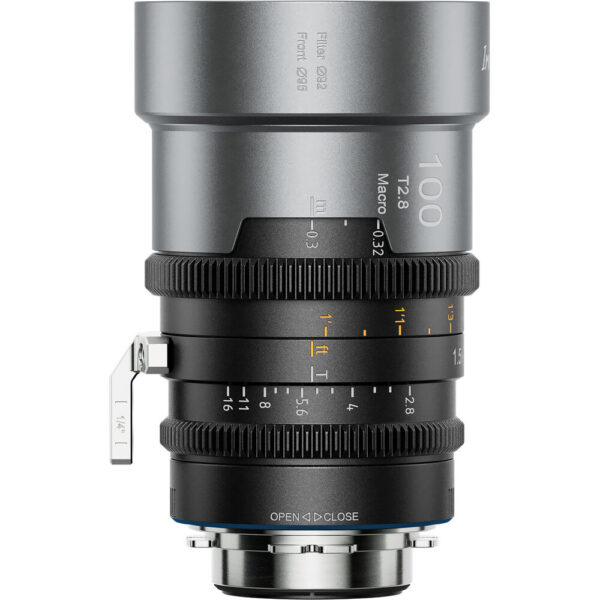 Sirui Iron Star 100mm T2.8 Anamorphic 1.5x Lens (ARRI PL/Canon EF, Blue Flare)