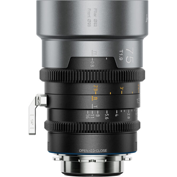 Sirui Iron Star 75mm T1.9 Anamorphic 1.5x Lens (ARRI PL/Canon EF, Blue Flare)