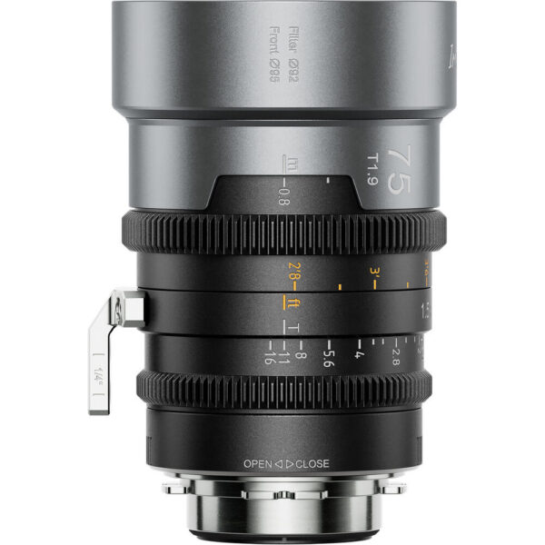 Sirui Iron Star 75mm T1.9 Anamorphic 1.5x Lens (ARRI PL/Canon EF, Neutral Flare)