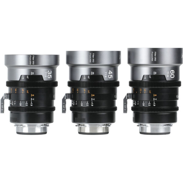 Sirui Iron Star Series 35, 45 & 60mm T1.9 Full-Frame Anamorphic Lens Set (ARRI PL/EF Mount, Blue Flare) view 5