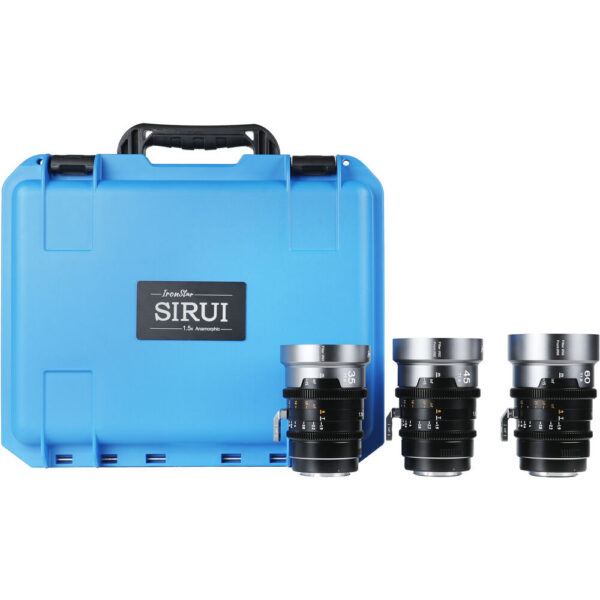 Sirui Iron Star Series 35, 45 & 60mm T1.9 Full-Frame Anamorphic Lens Set (ARRI PL/EF Mount, Neutral Flare) view 4