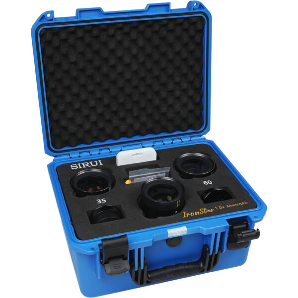 Sirui Iron Star Series 35, 45 & 60mm T1.9 Full-Frame Anamorphic Lens Set (ARRI PL/EF Mount, Neutral Flare) view 8