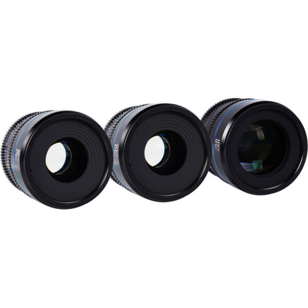 Sirui Night Walker T1.2 S35 Cine 3-Lens Set (Leica L, Gunmetal Gray) view 7