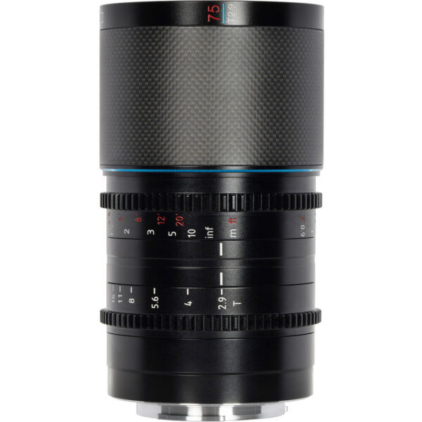 Sirui Saturn T2.9 1.6x Carbon Fiber Full-Frame Anamorphic 2-Lens Set (DJI DL, Blue Flare)