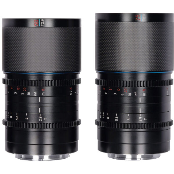 Sirui Saturn T2.9 1.6x Carbon Fiber Full-Frame Anamorphic 2-Lens Set (Nikon Z, Blue Flare) view 5