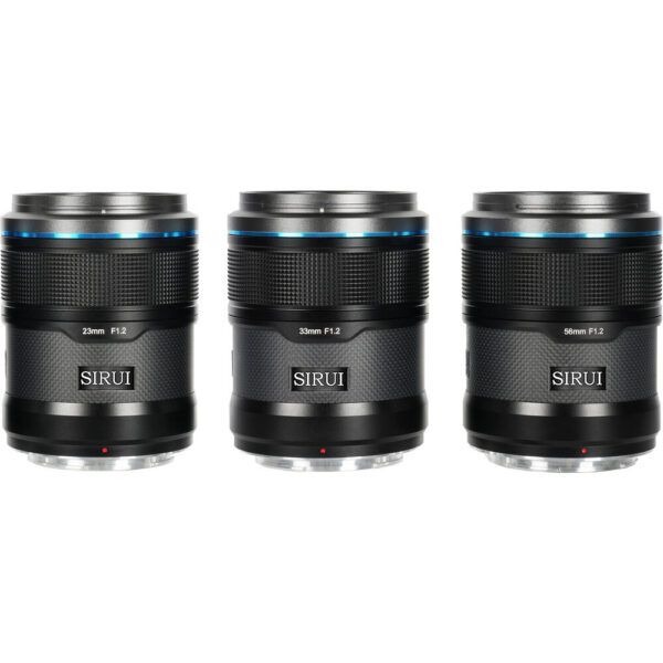 Sirui Sniper f/1.2 Autofocus 3-Lens Kit (Nikon Z, Black) view 2