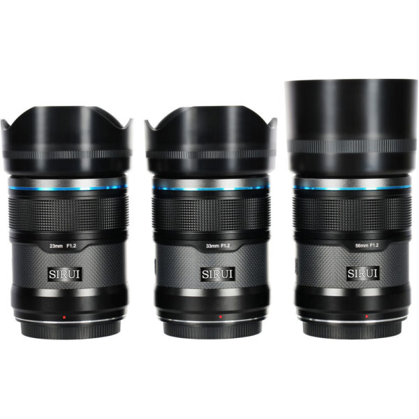 Sirui Sniper f/1.2 Autofocus 3-Lens Kit (Nikon Z, Black)