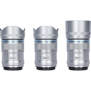 Sirui Sniper f/1.2 Autofocus 3-Lens Kit (Sony E, Silver)