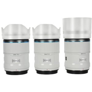 Sirui Sniper f/1.2 Autofocus 3-Lens Kit (Sony E, White)