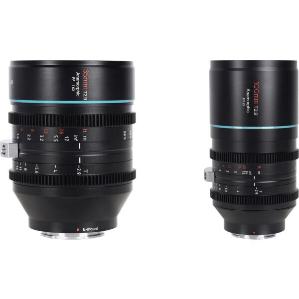Sirui T2.9 1.6x Full-Frame Anamorphic 2-Lens Set (35/100mm, L Mount) view 4
