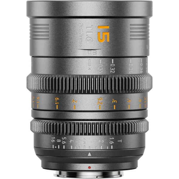 Sirui VP-1 Vision Prime 15mm T1.6 Full-Frame Cine Lens (Multi-Mount, Metal Gray)