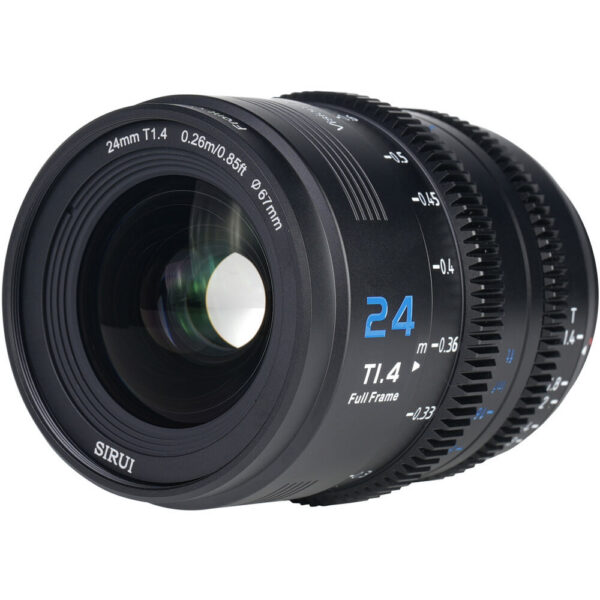 Sirui VP-1 Vision Prime 24mm T1.4 Full-Frame Cine Lens (Multi-Mount, Black) view 3