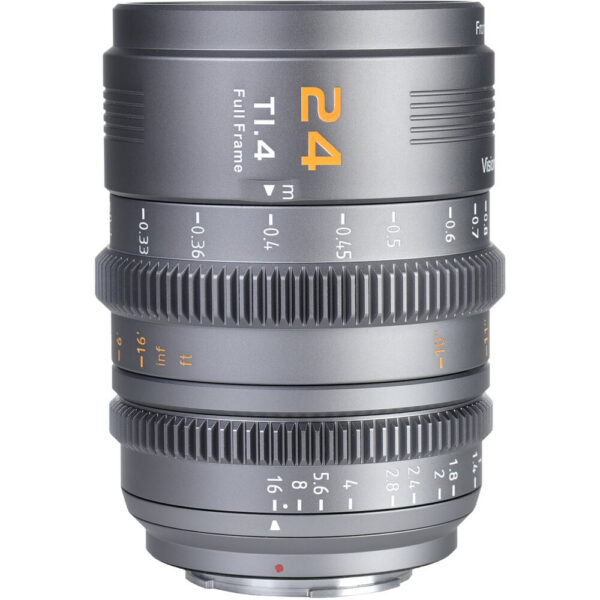 Sirui VP-1 Vision Prime 24mm T1.4 Full-Frame Cine Lens (Multi-Mount, Metal Gray)