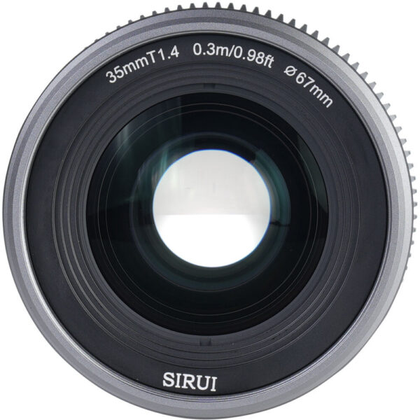 Sirui VP-1 Vision Prime 35mm T1.4 Full-Frame Cine Lens (Multi-Mount, Metal Gray)