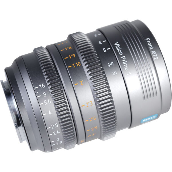 Sirui VP-1 Vision Prime 35mm T1.4 Full-Frame Cine Lens (Multi-Mount, Metal Gray) view 6