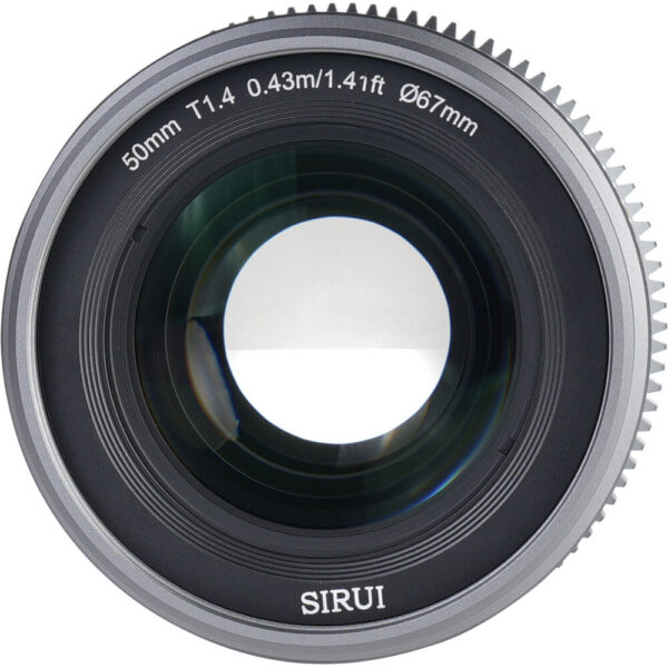 Sirui VP-1 Vision Prime 50mm T1.4 Full-Frame Cine Lens (Multi-Mount, Metal Gray)