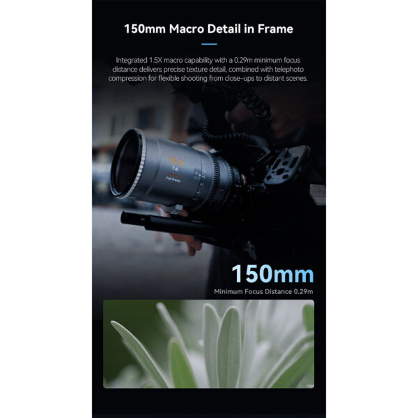 Sirui VP-1 Vision Prime 75mm T1.4 Full-Frame Cine Lens (Multi-Mount, Metal Gray) view 4